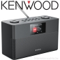 Preview: Kenwood WiFi Internetradio DAB+ FM UKW Stereo Blueooth Lautsprecher Küchenradio TFT schwarz CR-ST100S-B