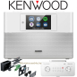 Preview: Kenwood WiFi Internetradio DAB+ FM UKW Stereo Blueooth Lautsprecher Küchenradio TFT schwarz CR-ST200S-W