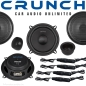 Preview: Crunch DSX-5.2E 13cm 2-Wege Komponenten Lautsprecher Flach 130mm 160 Watt DSX5.2E