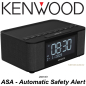 Preview: Kenwood CR-ST55DAB-B Radiowecker mit ASA Warnfunktion DAB+ FM UKW Radio Blueooth USB AUX-IN CRST55DAB schwarz