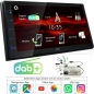 Preview: JVC KW-M180DBT 2-DIN Autoradio mit android USB-mirroring Touchmonitor DAB+  KWM180DBT