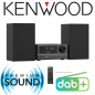 Preview: Kenwood M-750DAB-B Stereoanlage mit DAB FM UKW Bluetooth USB CD Heim-Audio kompakt
