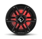 Preview: Rockford M2 Color Optix Marine FREEAIR Subwoofer 30cm 1600 Watt M2D4-12IB schwarz mit LED-Beleuchtung