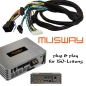 Preview: Musway M5 5-Kanal Micro Verstärker Endstufe mit 9-Kanal DSP + MPK-ISO 25 Kabelsatz
