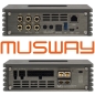 Preview: Musway M5 5-Kanal Micro Verstärker Endstufe mit 9-Kanal DSP + MPK-ISO 25 Kabelsatz