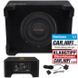 Preview: Musway MF108A 20cm Aktivsubwoofer downfire Sub + Verstärker 450 Watt MF-108A
