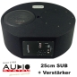 Preview: Audio System Subframe M10 active EVO 25cm Aktivsubwoofer für Reserveradmulde 350 Watt M-10 + Verstärker