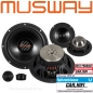 Preview: Musway MG-6.3A 16,5+7,5+2,6cm aktives 3-Wege Lautsprecher Set MG6.3A