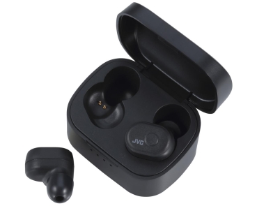 JVC HA-A10T-B-U Bluetooth In-Ear Kopfhörer schwarz True Wireless Ladebox Mikro IPX5