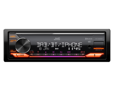 JVC KD-X482DBT DAB+ Bluetooth MP3-Autoradio mit DAB Antenne USB & AUX-IN Android/iOS Steuerung (ohne CD)