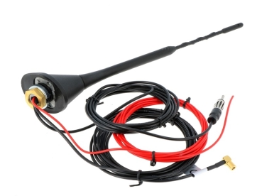 Preview: 16V DAB+ AM FM ANTENNE aktiv 70 Grad Strahler 230mm Kombiantenne