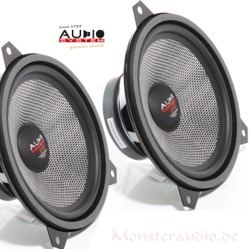Audio System AS 165 E46 EVO Lautsprecher Set Kicker Bass für BMW 3er E46 AS-165 E46