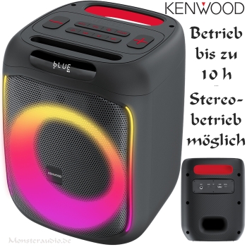 Kenwood AS-P200BT Party Speaker 50 Watt RMS ASP200BT