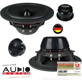 Audio System AVALANCHE 165-2 active absolut high end Lautsprecherset Aktiv