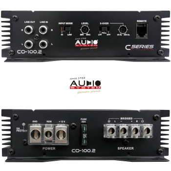 Audio System CO 100.2 Verstärker - 2x100W Hochleistungs-Endstufe