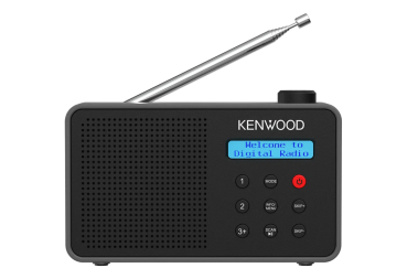 Preview: Kenwood CR-M25DAB-B tragbares DAB+ FM UKW Radio ASA-Warnfunktion Blueooth mit Akku 7h CR-M25DAB