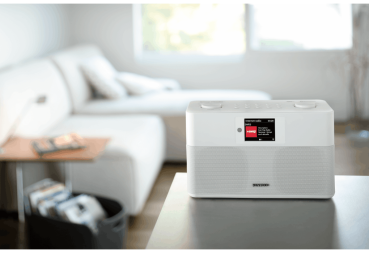 Kenwood WiFi Internetradio DAB+ FM UKW Stereo Blueooth Lautsprecher Küchenradio TFT schwarz CR-ST100S-W