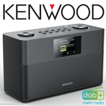 Kenwood DAB+ FM UKW Stereo Radio Blueooth Lautsprecher Küchenradio TFT schwarz CR-ST80DAB-B