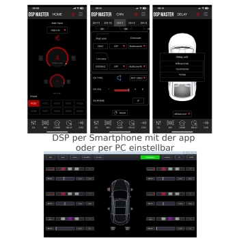 Crunch CRE400.4DSP 4-Kanal Verstärker mit 6-Kanal DSP