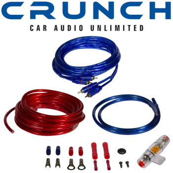 Crunch CRK10 10mm² Anschlusskit Verstärker Kabelset 10qmm CRK-10