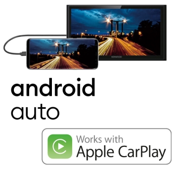 Kenwood DMX-5020DABS 2-DIN Autoradio mit apple carplay android auto Touchmonitor DAB+ DMX5020DABS