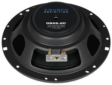 Crunch DSX-6.2C 16,5cm 2-Wege Komponenten Lautsprecher Flach 165mm 200 Watt DSX6.2C