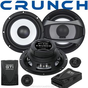 Crunch GTI-6.2C 16,5cm 2-Wege Komponenten Lautsprecher 165mm 200 Watt GTI6.2C