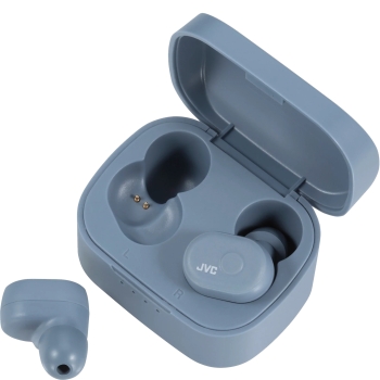 JVC HA-A10T-H-U Bluetooth In-Ear Kopfhörer grau True Wireless Ladebox Mikro IPX5