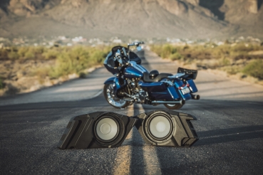 Rockford Fosgate HD14-SBSUB 2 x 25cm Subwoofer mit Verstärker 800 Watt für Harley Davidson ®