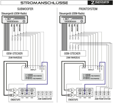 Preview: Audio System HLC2 RTC QUADLOCK 40 high-low-Konverter für BMW Ford Mercedes Opel Seat Skoda VW 40-polig