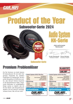 Preview: Audio System HX 12 Flat EVO 30cm Flach Subwoofer 800 Watt HX12 Flat