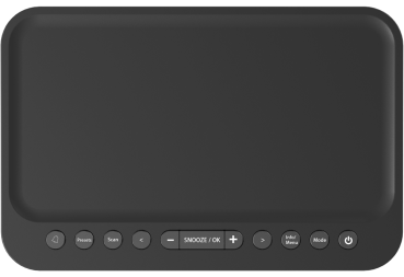 Kenwood CR-ST40DAB-B Radiowecker mit DAB+ FM UKW Radio Blueooth USB AUX-IN CRST40DABB