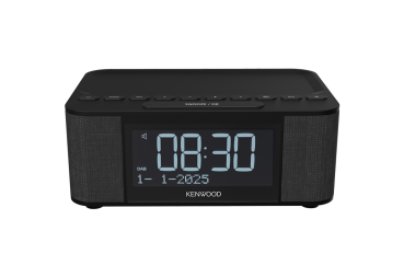 Kenwood CR-ST55DAB-B Radiowecker mit ASA Warnfunktion DAB+ FM UKW Radio Blueooth USB AUX-IN CRST55DAB schwarz
