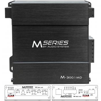 Audio System M-300.1 MD Mini 1-Kanal Verstärker Endstufe M300.1MD