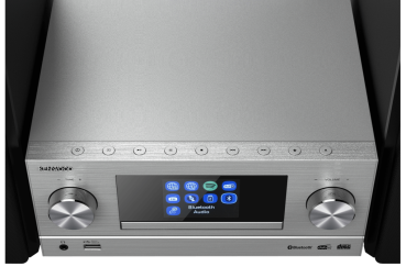Kenwood M-9000S-S Stereoanlage mit Internetradio WiFi DAB FM UKW Blueooth USB CD Heim-Audio kompakt M9000SB - Kopie