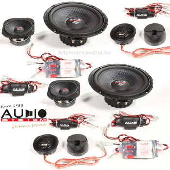 Audio System M165/3 EVO3 3-Wege Lautsprecher 16,5cm + 8cm + 2,5cm