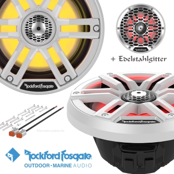 Rockford Fosgate M2-65 16,5cm Marine Lautsprecher M165 weiß 600 Watt