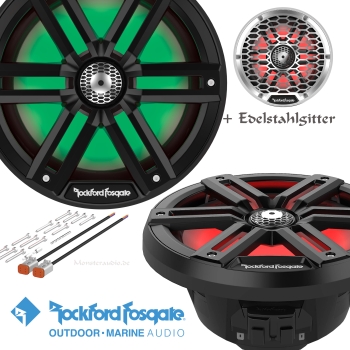 Rockford Fosgate M2-8B 20cm Marine Lautsprecher M28B schwarz 1000 Watt