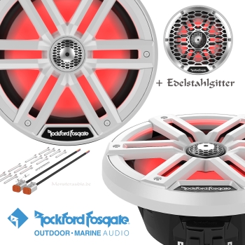 Rockford Fosgate M2-8 20cm Marine Lautsprecher M28 weiß 1000 Watt