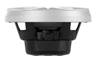 Rockford M2 Color Optix Marine Subwoofer 30cm 1600 Watt M2D4-12S weiß mit LED-Beleuchtung