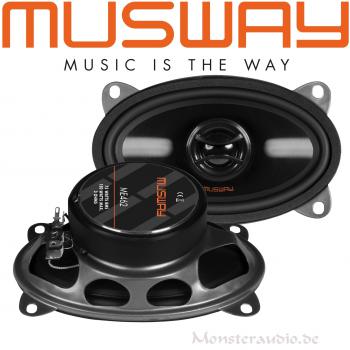 Musway ME-462 4x6" 10x15cm 2-Wege Koaxial Lautsprecher oval ME462 150 Watt