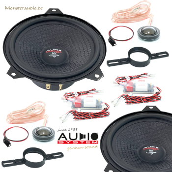 Audio System MFit BMW E46 EVO3 2-Wege Lautsprecher Set für BMW 3er E46
