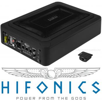 Hifonics MRX168A 20x15cm Aktivsubwoofer Untersitz Sub + Verstärker 200 Watt MRX-168A