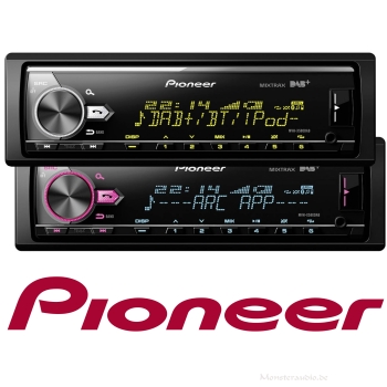 Pioneer MVH-X580DAB 1-DIN DAB+ Autoradio mit Bluetooth Mixtrax MVHX580DAB