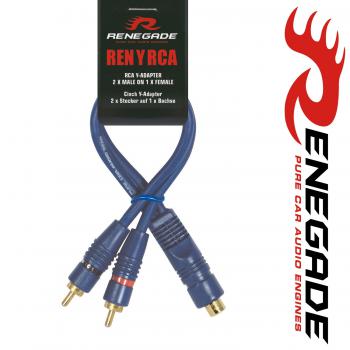 Renegade RENYRCA Y-Adapter Cinch Cinchteiler REN-Y RCA