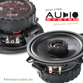 Audio System RXC-130 EVO3 13cm 2-Wege Koaxial Lautsprecher 130mm 240 Watt RXC130