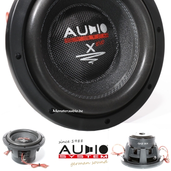 Audio System X-10 EVO 25cm Subwoofer 1000 Watt X10 EVO