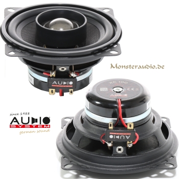 Audio System XC-100 EVO 10cm high performance 2-Wege Koaxial Lautsprecher 100mm 240 Watt XC 100