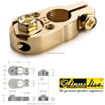 Sinuslive BK1- Batterieklemme Pluspol KFZ Sinus Live BK1 -