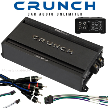 Crunch CRE500.4 digitaler mini 4-Kanal-Verstärker CRE-500.4